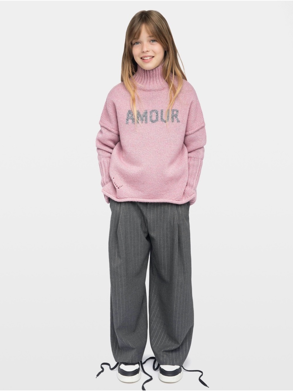 Zadig & Voltaire Rose Pink "AMOUR" Knit Sweater